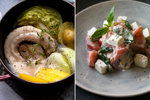 画像をギャラリービューアに読み込む, 豚バラポルケッタのポトフ&生姜風味のトマトとクリームチーズのカプレーゼ(1キット2人前)
