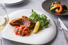 画像をギャラリービューアに読み込む, マグロホホ肉のカツレツ〜ケッカソース〜&海老とブロッコリーのアーリオオーリオ(1キット2人前)