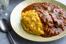 画像をギャラリービューアに読み込む, ハッシュドビーフのとろとろオムライス&焼き野菜のニース風サラダ(1キット2人前)