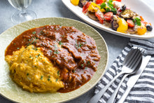 画像をギャラリービューアに読み込む, ハッシュドビーフのとろとろオムライス&焼き野菜のニース風サラダ(1キット2人前)
