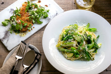 画像をギャラリービューアに読み込む, たっぷり野菜のスパゲッティ オルトラーナ&豚ヒレのハーブカツレツ  クレソンのサラダ添え(1キット2人前)