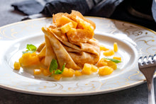 画像をギャラリービューアに読み込む, 【デザートキット】柿のオモニエール キャラメル風味&りんごのコンポートとジュレ~白ワインのグラニテ~(1キット2人前)