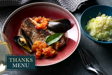 画像をギャラリービューアに読み込む, アマダイのアクアパッツァ&白菜のクスクスサラダ(1キット2人前)