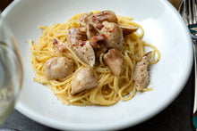 画像をギャラリービューアに読み込む, イベリコ豚肩ロースのポワレ&ポルチーニ茸とパンチェッタのクリームパスタ(1キット2人前)