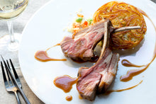 画像をギャラリービューアに読み込む, 仔羊背肉のロースト〜ピーナッツバターソース〜&サラダとナッツのクレープ(1キット2人前)