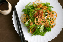 画像をギャラリービューアに読み込む, ほろほろ豚の角煮&水菜とレンコンの和風サラダ〜生姜ドレッシング〜(1キット2人前)