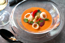 画像をギャラリービューアに読み込む, カツオのレアカツオープンサンド&ガスパチョ グレッグ添え(1キット2人前)