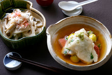 画像をギャラリービューアに読み込む, 金目鯛のとろろ蒸し&蓮根と蟹としめじの胡麻和え(1キット2人前)