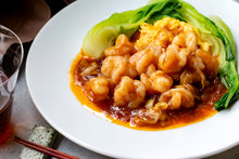 画像をギャラリービューアに読み込む, ふわふわ卵と本格エビチリソース&簡単蒸し鶏の万能ネギソース(1キット2人前)