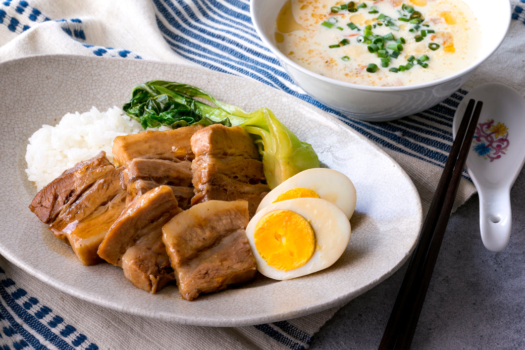ルーローファン(滷肉飯)＆台湾豆乳スープ(鹹豆漿)（1キット2人前）